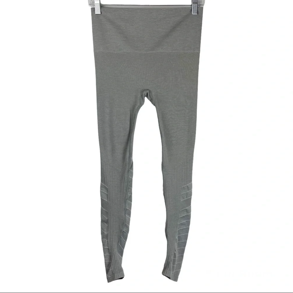 BLANQI Grey Sport Support Maternity Athletic Contour Leggings Sz Small - Picture 3 of 13